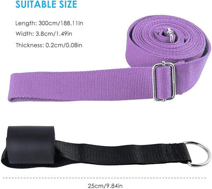 Leg Stretcher, Door Flexibility & Stretching Leg Strap - Great for Ballet Cheer Dance Gymnastics or Any Sport Leg Stretcher Door Flexibility Trainer Premium Stretching Equipment