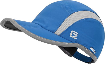 GADIEMKENSD Reflective Folding Outdoor Hat Unstructured Design UPF 50+ Sun Protection Sport Hats for Womens and Mens