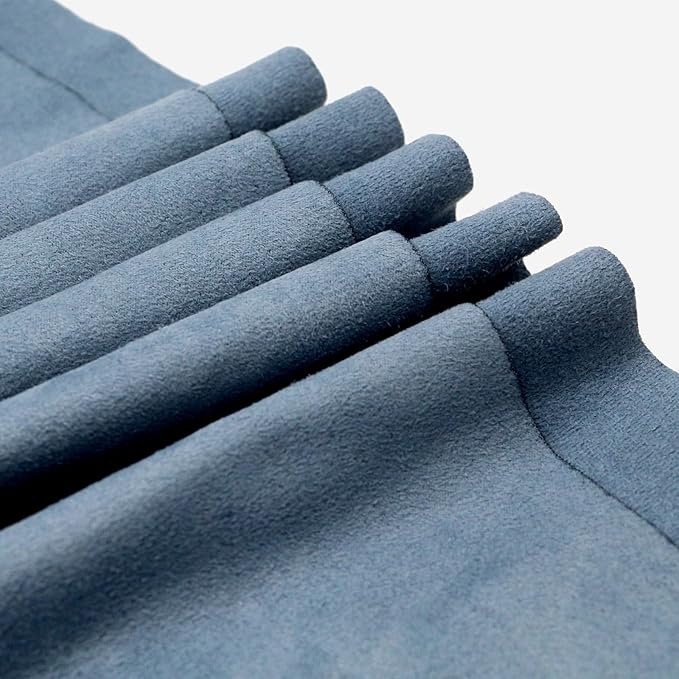 Eunzel Hot Yoga Towel, Super Absorbent Yoga Mat Towel Soft Suede Microfiber Non-Slip Towel for Bikram Pilates and Yoga Mats 72" x 26.5", Navy