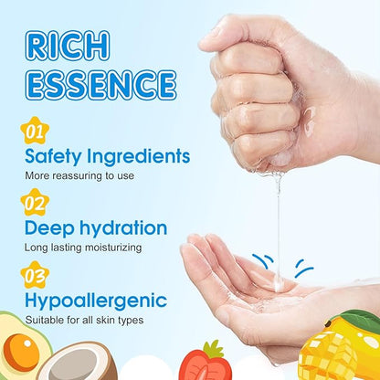 28 Pack Fruit Face Masks Skincare for Kids Girls, Sheet Collagen Face Mask for Women Skin Care, Bulk Hydrating Facial Mask for All Skin Types, Christmas Birthday Party Spa Gifts for Teens