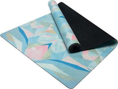 YOGA DESIGN LAB | The Combo Yoga Mat | 2-in-1 Mat+Towel | Eco Luxury | Ideal for Hot Yoga, Power, Bikram, Ashtanga, Sweat | Studio Quality | Includes Carrying Strap!