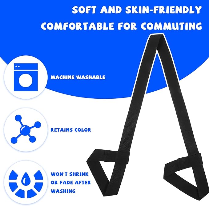 Black Yoga Mat Sling 1 Pcs Multi-purpose Straps Easy-Cinch Yoga Mats Holder Adjustable Strap Hands-Free Easy to Carry for Carrier and Organizing - Mat Not Included