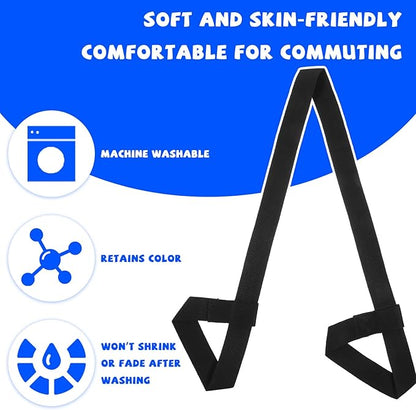 Black Yoga Mat Sling 1 Pcs Multi-purpose Straps Easy-Cinch Yoga Mats Holder Adjustable Strap Hands-Free Easy to Carry for Carrier and Organizing - Mat Not Included