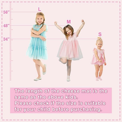 Kangaroo Hoppers Incline Gymnastics Mat, 48”x24”x14” / 56"x28"x15" / 34”x24”x13” Folding Wedge for Kids Tumbling, Skill Training, Multiple Colors Cheese Mat for Gymnastics, Home Gym Exercise