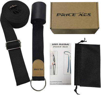 Door Flexibility & Stretching Leg Strap - Great for Ballet Cheer Dance Gymnastics or ANY Sport Leg Stretcher Door Flexibility Trainer Premium stretching equipment