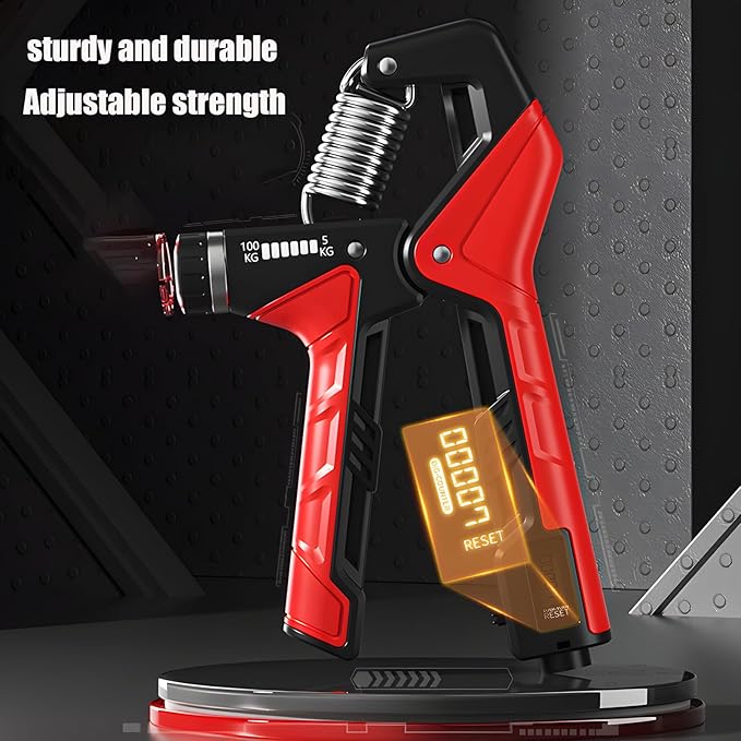 Hand Strengthener，Grip Strengthener Forearm，Hand Grip Strengthener with Adjustable Resistance 11-220Lbs(5-100KG)，Forearm Strengthener, Hand Exerciser for Muscle Building and Injury Recover