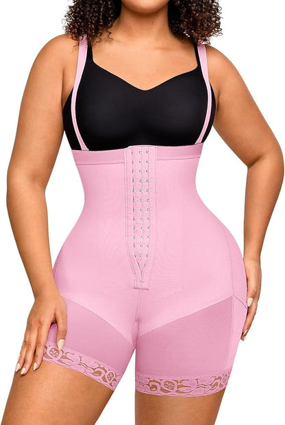 FeelinGirl Faja Body Shaper Tummy Control Shapewear for Women Butt Lifter Post Surgery Fajas Postparto Para Mujer