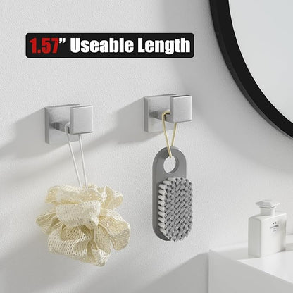 10-Pieces Brushed Nickel Bathroom Accessories Set 23.6 Inch