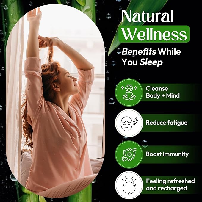 Foot Patches Pads for Deep Cleansing: Feet Patches Bamboo Wood Vinegar Ginger Foot Pads for Promoting Sleeping 20 Packs