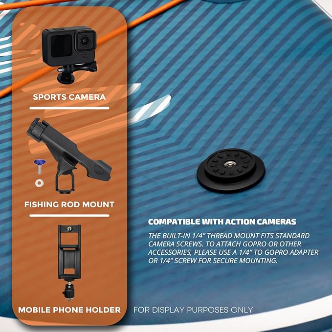 InnoExpo 11' Inflatable Stand Up Paddle Boards with Premium Accessories, Wide Stable SUP Paddle Board Design, Non-Slip Comfort Deck for Youth & Adults