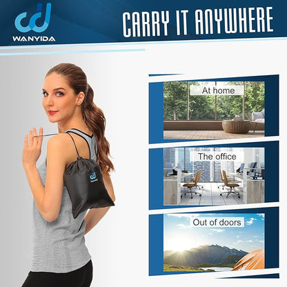 Foot and Calf Stretcher for Plantar Fasciitis, Achilles Tendonitis, Heel Spurs, Drop Foot. Yoga Stretching Strap for Leg, Thigh and Hamstring (Blue)