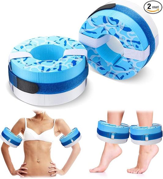 2 Pcs Foam Swim Aquatic Cuffs Equipment Water