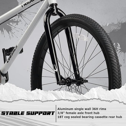 20 24 26 Inch BMX Race Bike Trident Bicycles Beginner-Level to Advanced Riders with 2 Pegs, Multiple Colors