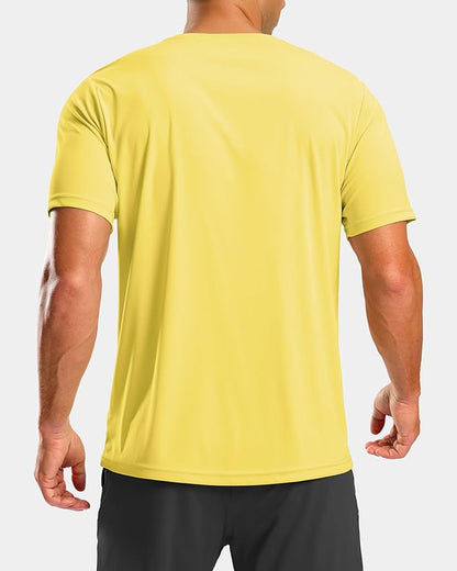 G Gradual Men's Workout Shirts Quick Dry Athletic Running T-Shirts Lightweight Moisture Wicking Short Sleeve Sports Gym Tops