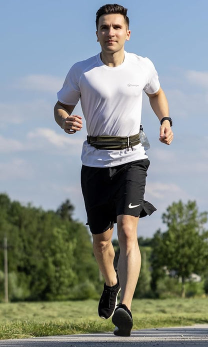 Fitgriff® Running Belt for Men & Women - Secure Jogging Pouch for Phone, Keys & Essentials - For All Cell Phones