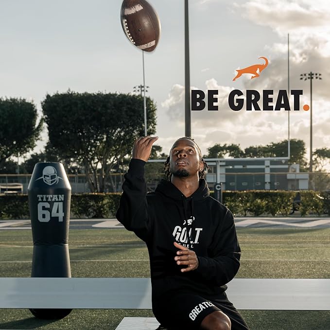 G.O.A.T. Fuel Energy Drink, Co-Founded by Jerry Rice, Natural Caffeine, Electrolytes, BCAAs, Cordyceps Mushrooms & Antioxidants, Light Carbonation Pre Workout, 12 Pack, 12 FL Oz, Blueberry Lemonade