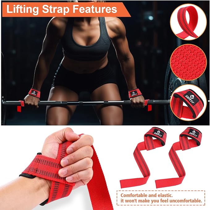 12Pcs Foam Barbell Pad Set for Squats 1 Gym 1 Carry 2 Lifting 2 Ankle 3 Ankle 3 Hip