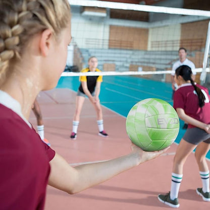 EVZOM Super Soft Volleyball Beach Volleyball Official Size 5 for Outdoor/Indoor/Pool/Gym/Training Premium Volleyballs Equipment Durability Stability Sports Ball