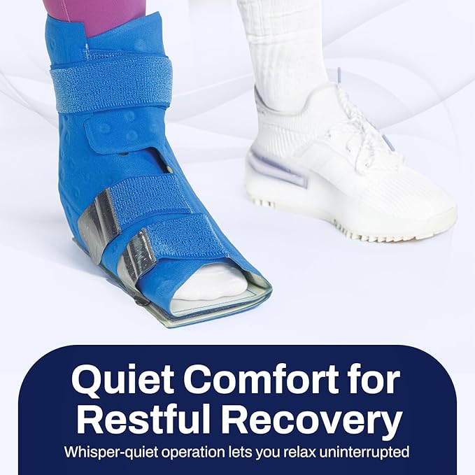 Ice Box - Advanced Cooling Ice Therapy Machine with Ankle Wrap - Ankle Ice Pack Wrap for Targeted Pain Relief, Post Injury/Surgery Recovery, and More