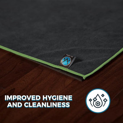 Youphoria Yoga Microfiber Non-Slip Towel - Hot Yoga Mat Towel for Enhanced Grip and Sweat Absorption
