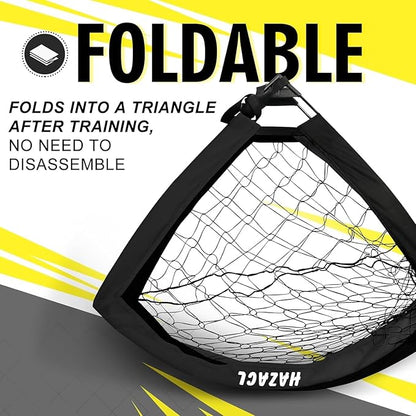 Kids Soccer Goal for Backyard, 6x4 9x5 FT Portable Soccer Nets Pop Up with Ball, Agility Ladder, Cones, Target & Carry Bag for Toddler Youth Outdoor Indoor Training Practice Sports Games Play