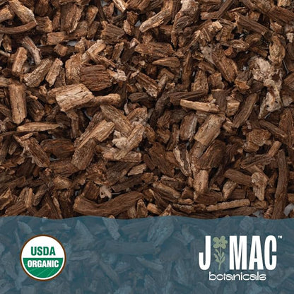 J Mac Botanicals, Organic Burdock Root Tea (16 oz), Certified USDA Organic Burdock Root herb, fresh dried herb from Eastern Europe