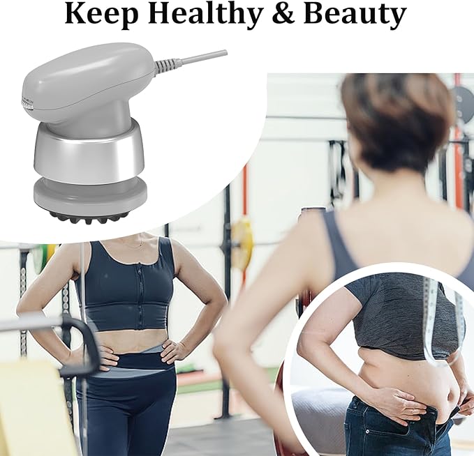Body Sculpting Machine, Corded Anti Cellulite Massage Tool, Deep Tissue Lymphatic Drainage Handheld Full Body Massage Relaxing SPA Cellulite Fat Remover Oil Apply Belly Butt Limbs Tightening Shaping