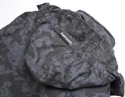 Keevoom Boys Winter Coat Ski Jacket Windproof Kids Snowboard Warm Fleece Snow Coat Waterproof Outdoor Hooded Ski Coats