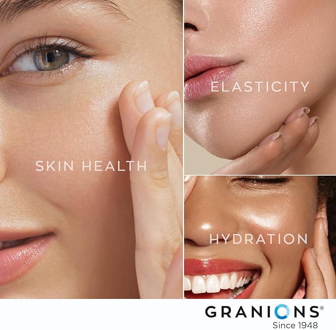 Hyaluronic Acid Supplements 200mg - Marine Collagen Peptides, Vitamin B3 Niacinamide, Ceramides Supplement - Deep Hydration & Anti-Aging Skin Care Complex for Women and Men - 60 Foil Sealed Tablets