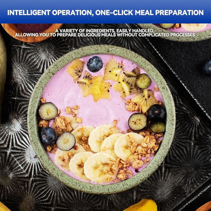 Glass Blenders for Kitchen 59oz, Stainless Steels Professional Blenders 1200W adjustable P1-P9 High Speed, 14 Functions Countertop Blender Smoothie & Food Processor Combo with Heating, Auto Clean