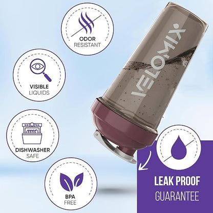 '-2 Pack- 28 oz Protein Shaker Bottles for Protein Mixes - 2x Wire Whisk | Leak Proof Shaker Cups for Protein Shakes | Protein Shaker Bottle Pack | Shakers for Protein Shakes-Mixed Color