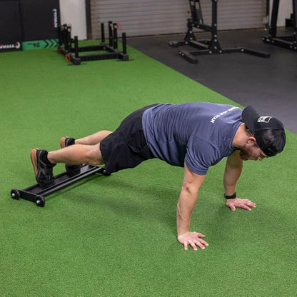 Titan Fitness Glute Hamstring Ab Glider, Leg and Ab Roller for Home Gym Fitness, Lower Body Workout Equipment