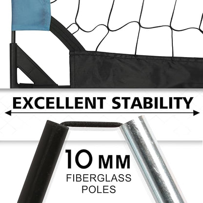 Kids Soccer Goal for Backyard, 6x4 9x5 FT Portable Soccer Nets Pop Up with Ball, Agility Ladder, Cones, Target & Carry Bag for Toddler Youth Outdoor Indoor Training Practice Sports Games Play