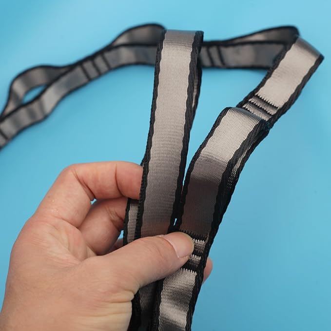 10PCS Nylon Daisy Chain Straps 23 KN for Aerial Yoga Hammock Swing Adjustable Aerial Silk Extender Hanging Rope for Aerial Yoga Belts 3.6FT 5.9FT Long