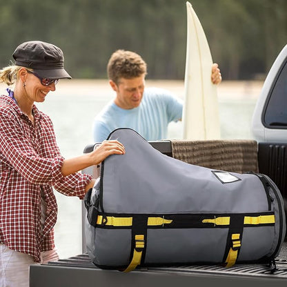 Haimont Large Duffle Bag Backpack for Travel, Men Women Duffel Backpack Bags with Shoes Compartment for Camping, Traveling, Sports, Trip, Water-resistant, 60L Grey