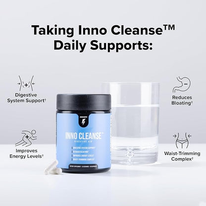Inno Cleanse - Waist Trimming Complex | Digestive System Support & Aid | Reduced Bloating | Improves Energy Levels | Gluten Free, Vegan Friendly