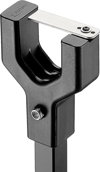 Ibera Two-Way Bike Stand for 20"-29" Wheels - Bicycle Stand for Vertical or Horizontal Storage - Adjustable, Floor-Mounted with Alloy Steel Frame - Space-Saving Bicycle Storage for Home or Garage