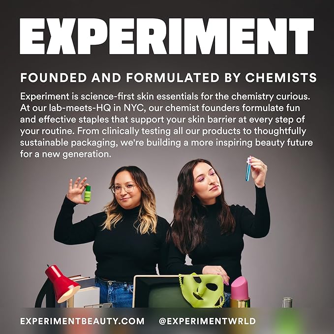 Experiment Molecular Mesh Barrier Repair Moisturizer – Soothing Lightweight Face Cream for Strength, Redness & Irritation - Ectoin, Phytosphingosine, Centella 2 FL OZ - Vegan for Sensitive Skin