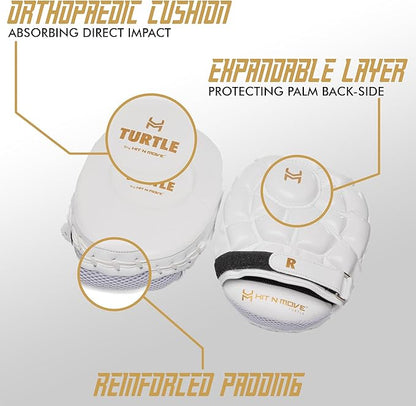 HIT N MOVE Turtle Boxing Mitts and Pads Suitable for Boxing Gloves Men, Boxing Equipment, MMA Gloves Men, UFC Gloves, Boxing Mitts Leather, Training Gear for Athletes, High-Performance Focus Mitts