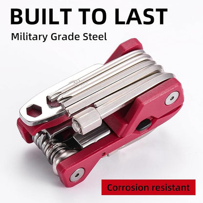 21 Bike Repair Multitool Kit with Carry Case, Portable Cycling Tool Kits (21 in 1), Bicycle Tools Kit Set with Allen Wrench, Chain Tool, Bicycle Spoke Wrench