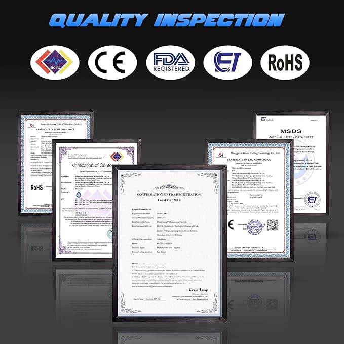 FDA Cleared - MHD TENS Muscle Stimulator - Dual TENS & PMS Functions, 12 Programs for Easy Abs Muscle Stimulation and Activation, Home Gym Use