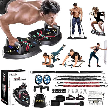 LALAHIGH Portable Home Gym System for Men and 20 Fitness