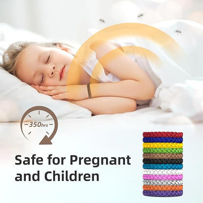 12 Pack Mosquito Repellent Bracelets