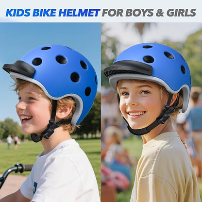 Kids Bike Helmet for 5-8-14 Kids Skateboard Helmet Boys Girls Child Youth Adjustable Lightweight Ventilation and Multi-Sports Scooter Cycling Roller Balance Bike