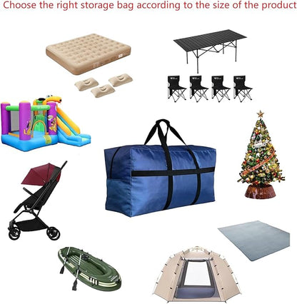 Extra Large Duffle Bag for Travel, Big Foldable Storage Bag - Blue