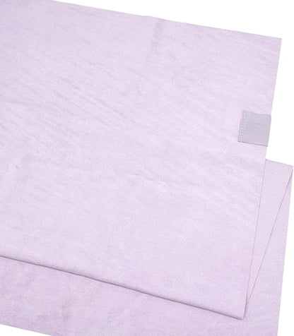 Eunzel 2 Pack Hot Yoga Hand Towel, Super Absorbent Suede Sweat Towel for Hot Yoga, Pilates and Workout 16" x 26.5",Taro Purple