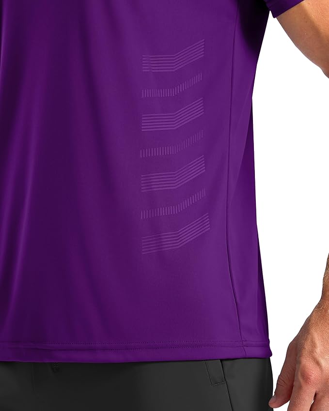 G Gradual Men's Workout Shirts Quick Dry Athletic Running T-Shirts Lightweight Moisture Wicking Short Sleeve Sports Gym Tops