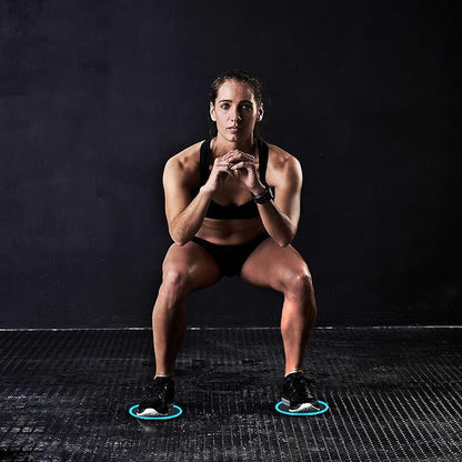 Exercise Core Sliders, Dual Sided Exercise Gliding Discs Use on Carpet or Hardwood Floors, Light and Portable, Perfect for Abdominal&Core Workouts