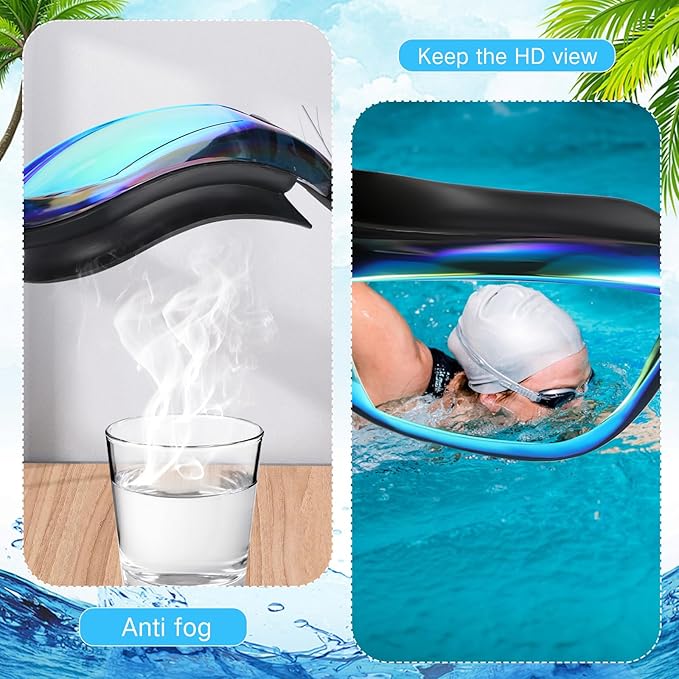 Konohan 10 Pack Swim Goggles Bulk for Kids adult Pool Goggles Anti Fog Silicone No Leak Swimming Glasses for Men Women Youth