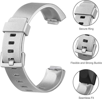 Tobfit Sport Bands Compatible with Fitbit Inspire HR/Inspire/Ace 2 Fitness Tracker Accessories Strap for Women Men, Small Large